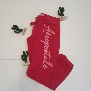 AEROPOSTALE HOT PINK JOGGERS